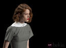 Traje gris con cuellos blancos de la colección primavera/verano de David Delfín