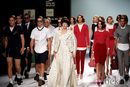 Modelos del desfile de la colección primavera/verano de David Delfín