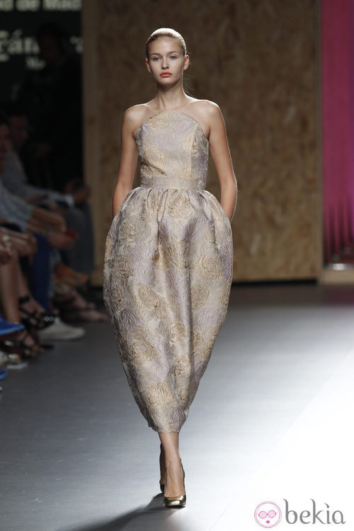 Vestido estampado entubado en los tobillos de la colección primavera-verano 2013 de Duyos