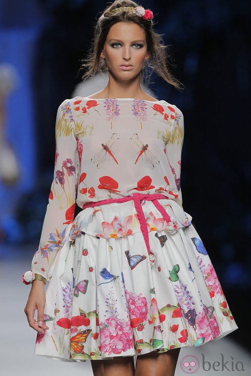 Camisa de gasa de Francis Montesinos, colección primavera/verano 2013