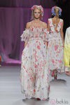 Vestido largo estampado de Francis Montesinos, colección primavera/verano 2013