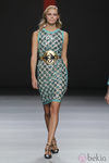 Vestido con estampado esférico de Miguel Palacio, colección primavera/verano 2013