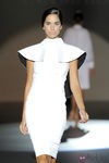 Vestido blanco de Juana Martín, colección primavera/verano 2013