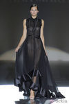 Vestido negro transparente de Juana Martín, colección primavera/verano 2013