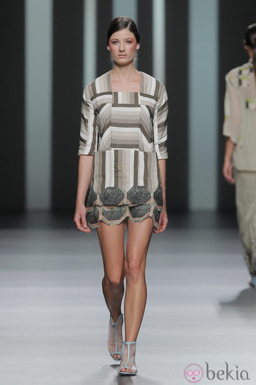 Conjunto geométrico de Martín Lamothe, colección primavera/verano 2013