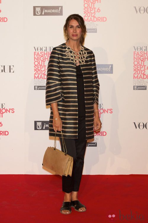 Ana García Siñeriz en la Vogue Fashion's Night Out 2012 en Madrid