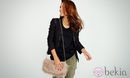 Paula Echevarría con una chaqueta tweed del otoño/invierno 2012/2013 de Suiteblanco