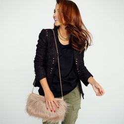 Paula Echevarría con una chaqueta tweed del otoño/invierno 2012/2013 de Suiteblanco