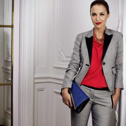 Paula Echevarría con un look masculino del otoño/invierno 2012/2013 de Suiteblanco