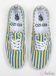 Zapatillas azules y amarillas de la colección Vans x Kenzo parte II