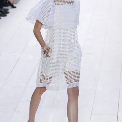 Conjunto troquelado en color blanco de Chloé primavera/verano 2013