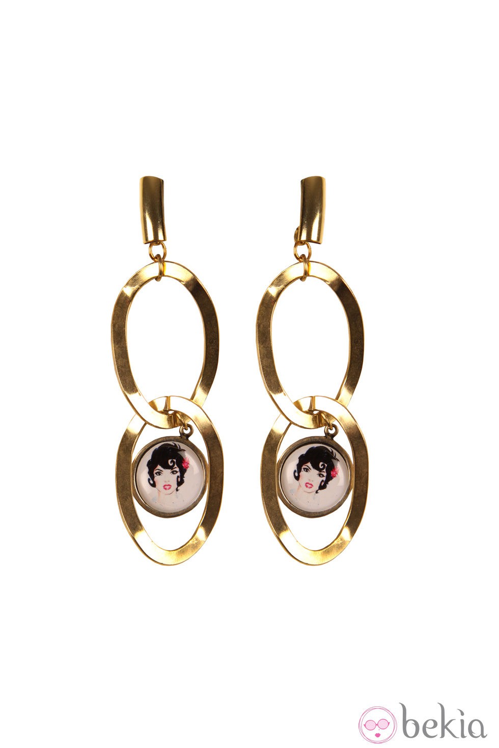 Pendientes con eslabones de Dolores Promesas otoño/invierno 2012/2013