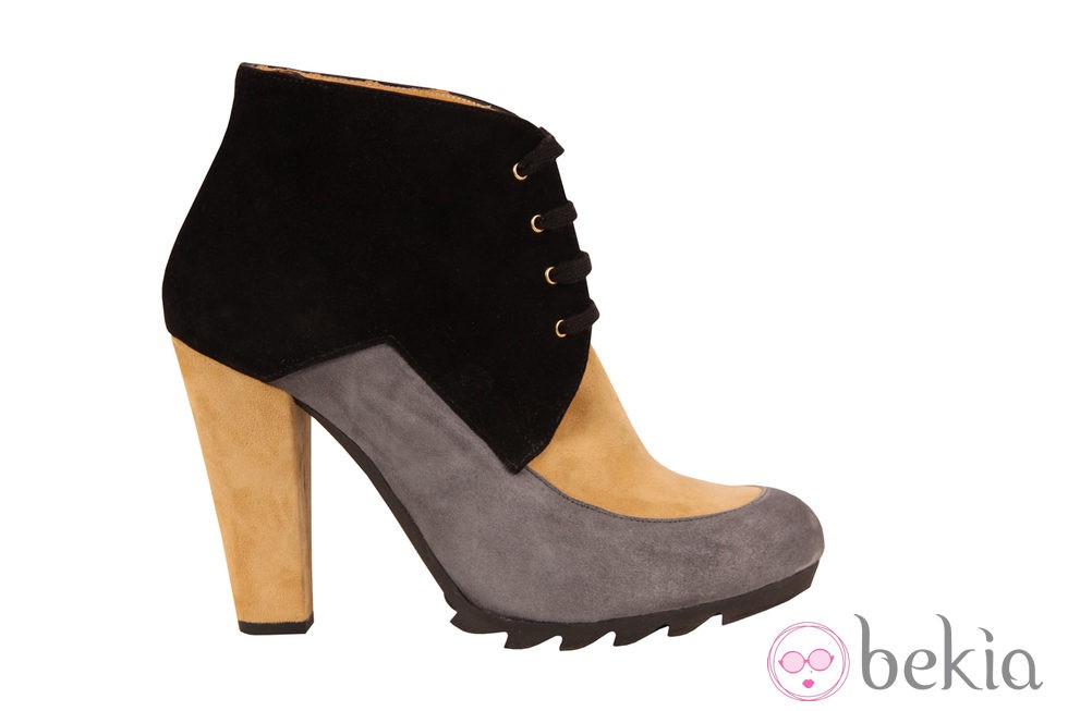 Botines tricolor de Dolores Promesas otoño/invierno 2012/2013