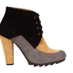 Botines tricolor de Dolores Promesas otoño/invierno 2012/2013