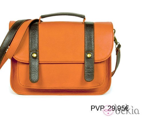 Bolso con hebillas naraja calabaza de Tatrend otoño/invierno 2012