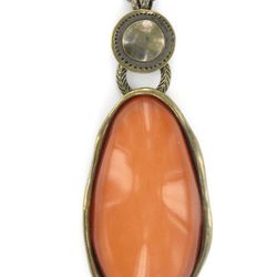 Colgante con piedra naranja calabaza de Tantrend colección otoño/invierno 2012/2013
