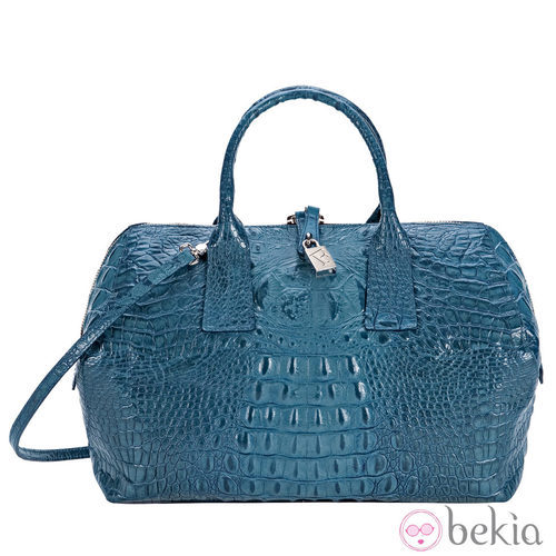 Bolso 'Papermoon' en color azul de Furla otoño/invierno 2012/2013