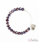 Pulsera con cuentas brillantes y charms de Alex and Ani