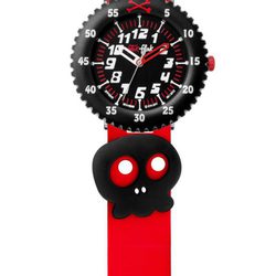 Reloj rojo de Flik Flak colección Halloween 2012