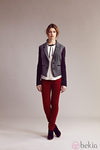 Chaqueta y camisa con lazada negra de I.Code otoño/invierno 2012/2013