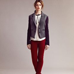 Chaqueta y camisa con lazada negra de I.Code otoño/invierno 2012/2013