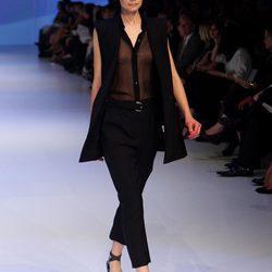 Camisa transparente negra de David Jones