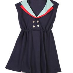 Vestido azul navy de Kling