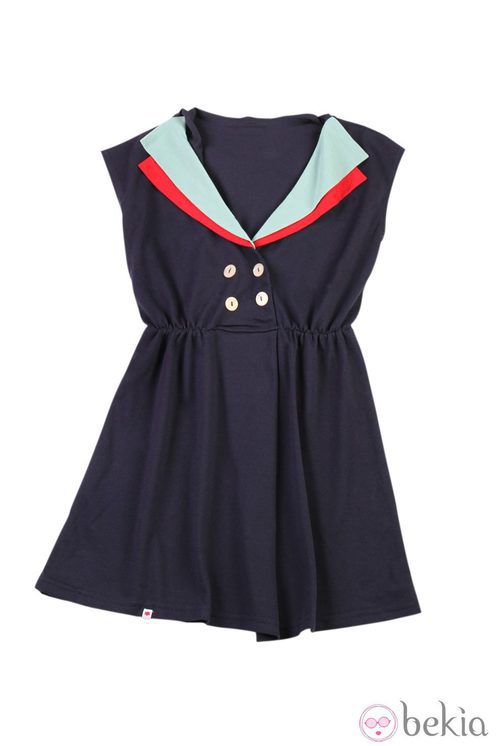 Vestido azul navy de Kling