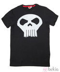 Camiseta con logo de El Castigador de Bershka