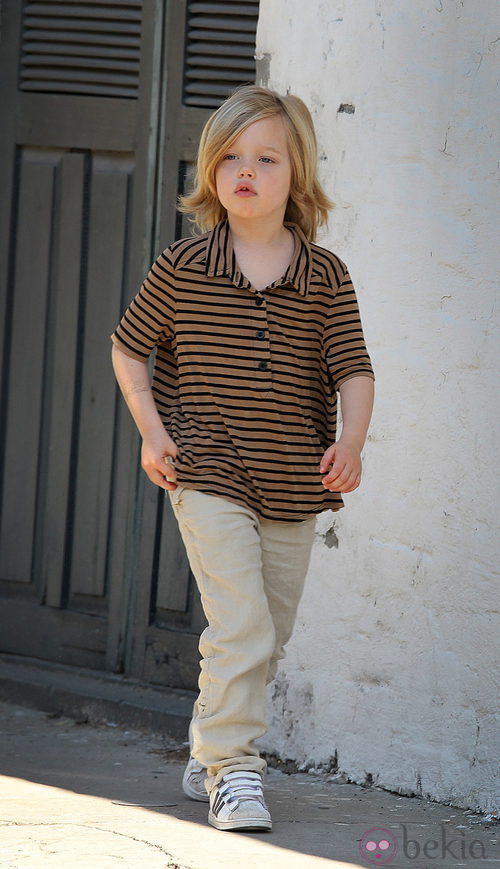 Shiloh Jolie-Pitt y su estilo masculino