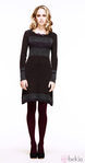 Florence Brudenell Bruce con vestido de punto para Anonymous by Ross + Bute