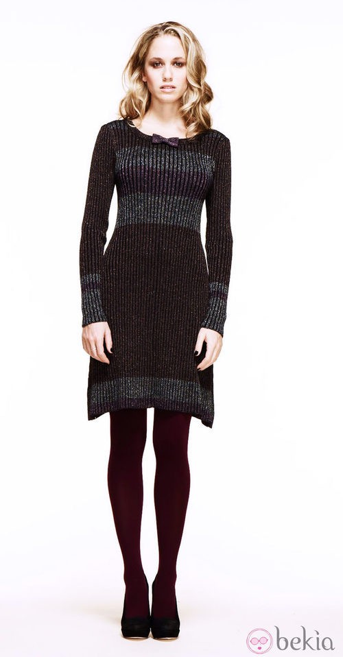 Florence Brudenell Bruce con vestido de punto para Anonymous by Ross + Bute
