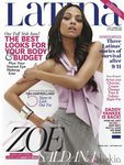 Zoe Saldana, portada de Latina en septiembre de 2011