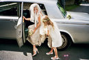Kate Moss en su boda con su hija Lila Grace