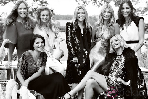 Kate Moss, Stella McCartney, Vivienne Westwood y más invitadas a su boda en Vogue
