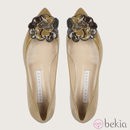 Bailarinas verdes de Pura López, colección otoño/invierno 2011