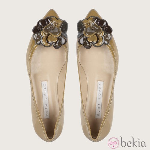 Bailarinas verdes de Pura López, colección otoño/invierno 2011