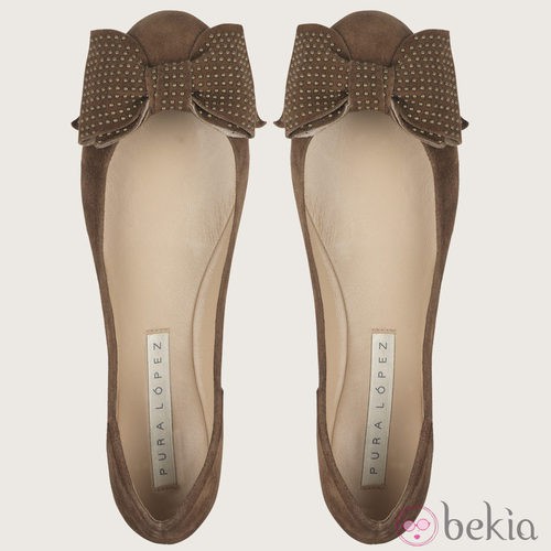 Bailarinas con lazo de Pura López, colección otoño/invierno 2011