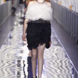 Vestido de plumas de Mango