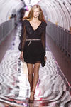 Vestido con mangas transparente de Mango