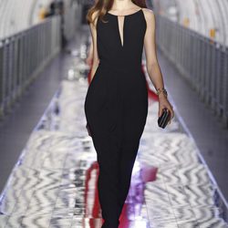 Vestido de noche negro de Mango