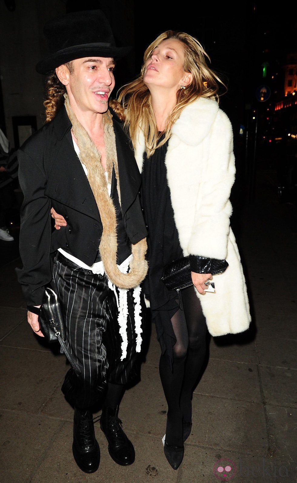John Galliano con Kate Moss