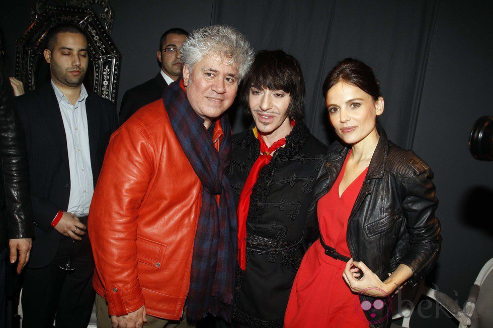 Pedro Almodóvar, John Galliano y Elena Anaya