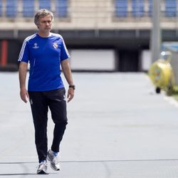 Mourinho en chándal en las instalaciones del Real Madrid