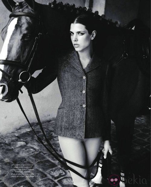 Carlota Casiraghi, amazona para Vogue