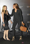 Carlota Casiraghi con total look negro