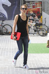 Look deportivo de Carlota Casiraghi con calzado de Gucci