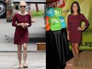 Amanda Seyfried y Olivia Munn con vestido de Express