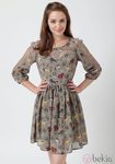 Vestido con estampado de caballos de Yumi