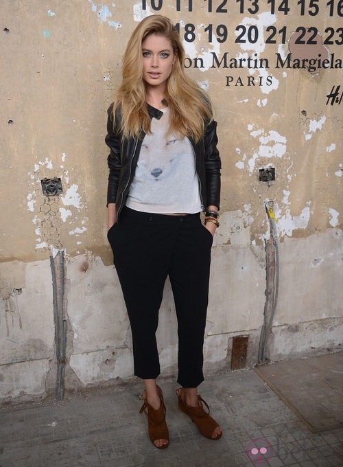 Doutzen Kroes en la presentación de la colección de Maison Martin Margiela y H&M en Nueva York